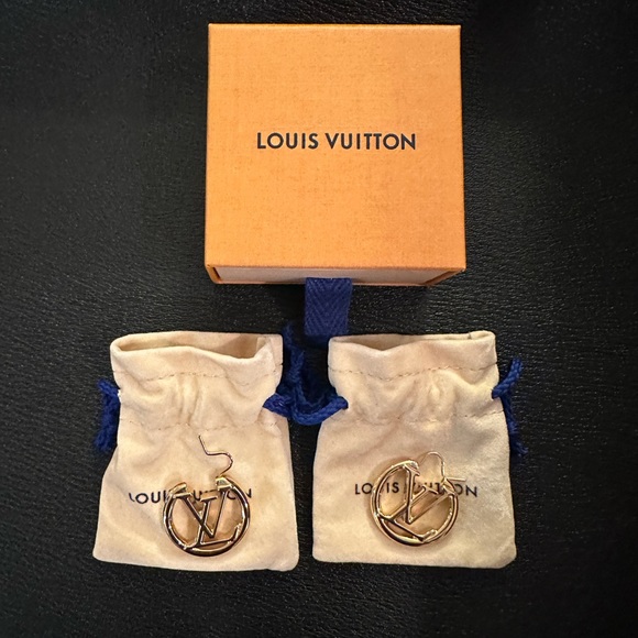 Louis Vuitton Louise PM Hoop Earrings - LV - Picture 2 of 4